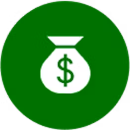 Row of various financial product icons, including credit scores, credit cards, loans, home, auto, insurance and money.